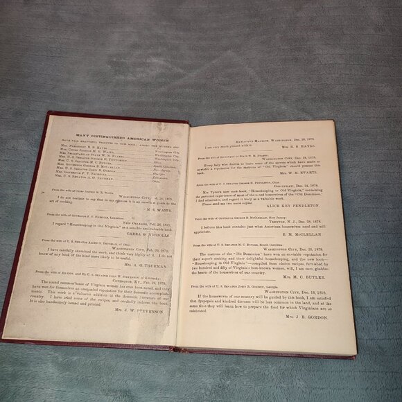 1879 Reprint Book Housekeeping in Old Virginia M.C. Tyree Louisville Kentucky - Picture 6 of 12